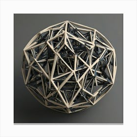 Geometric Sphere 1 Canvas Print