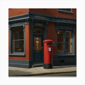 Post Box Canvas Print