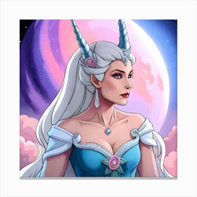 Unicorn Princess Canvas Print