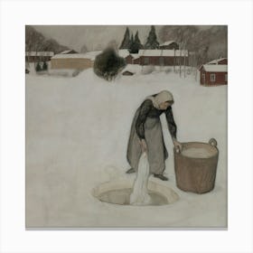 Swedish Winter Canvas Print