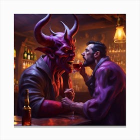 Devils And Angels Canvas Print