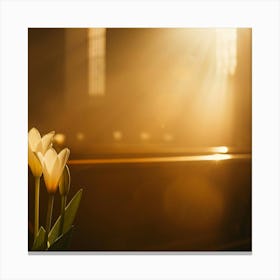 Easter Tulips Canvas Print