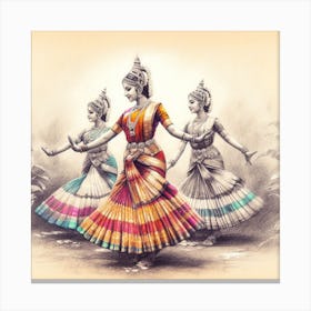 Dancing 1 Canvas Print