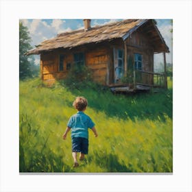 Child house Canvas Print