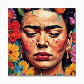 Frida Kahlo 129 Canvas Print