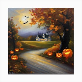 Halloween Pumpkins 9 Canvas Print