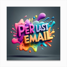 Last Email Stock Videos & Royalty-Free Footage Canvas Print