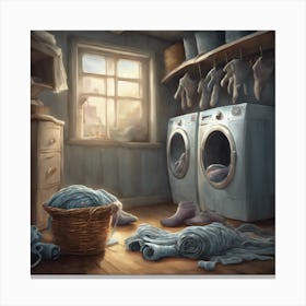 Laundry Room 9 Canvas Print