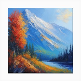 Autumn Mountain Canvas Print