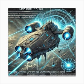 Ionosphere Emp Dominator Key Features Converted Canvas Print