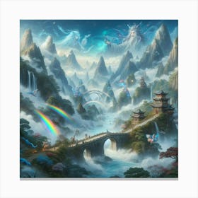 Chinese Landscape 2 Canvas Print