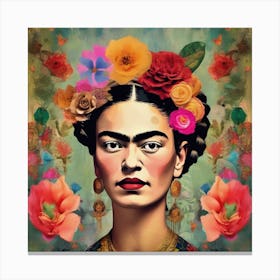 An Evocative Frida Art Print 1 Canvas Print
