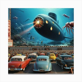 Submarine Movie Poster Canvas Print