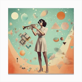 Jazz Musician 2 Canvas Print