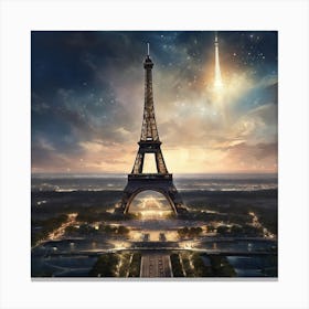 Eiffel Tower 1 Canvas Print