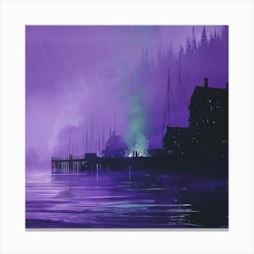 Purple Night Canvas Print