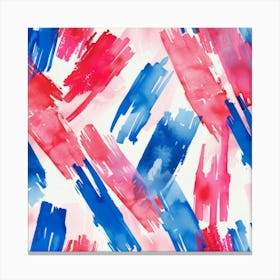 Watercolor Brushstrokes 2 Canvas Print