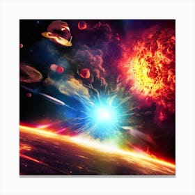 Galactic Canvas Print