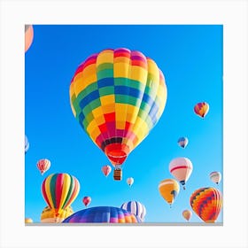 Hot Air Balloons In The Sky 2 Canvas Print