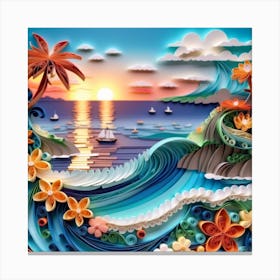 Hawaiian Sunset Canvas Print