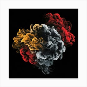 Abstract Smoke Canvas Print