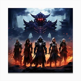 Dungeons And Dragons 1 Canvas Print