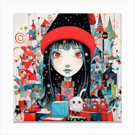 Christmas Girl 1 Canvas Print