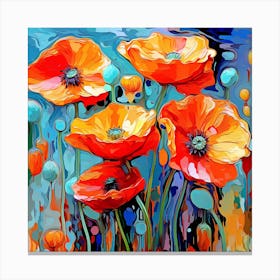 Poppies 34 Canvas Print