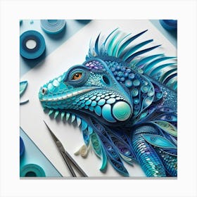 Iguana 5 Canvas Print