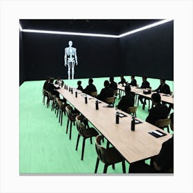 Skeleton Room Canvas Print