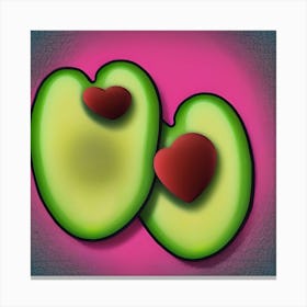 Avocado Love Canvas Print