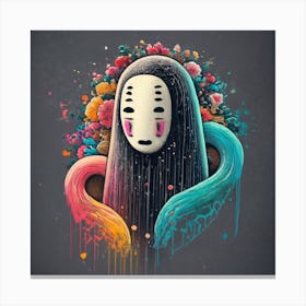 Paint The Captivating Beauty Of The No Face Fro Canvas Print