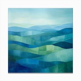 Blue Hills Canvas Print Canvas Print