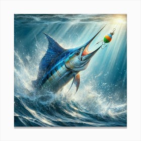 Marlin Fishing 2 Canvas Print