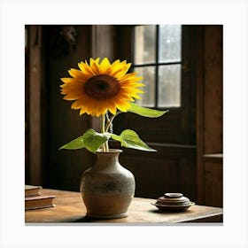 Sun flower Canvas Print