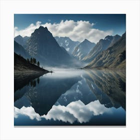 Mountain Lake 1 Canvas Print