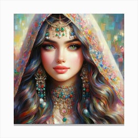 Islamic Girl Canvas Print