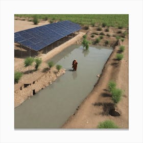 Solar Power In Pakistan Canvas Print