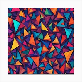 Abstract Triangles 31 Canvas Print