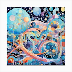 Space Swirls Canvas Print