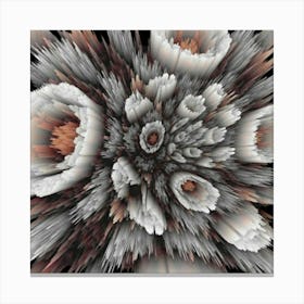 Fractal Flower Canvas Print