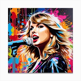 Taylor Swift Poster Canvas Print
