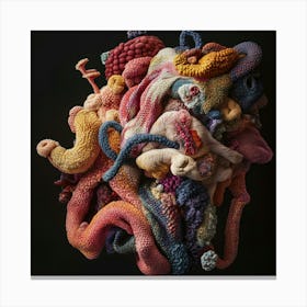 Knitted Sculpture Canvas Print