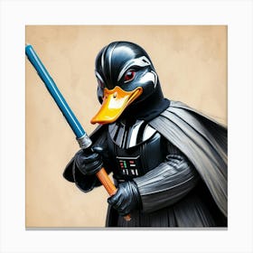 Darth Duck Canvas Print