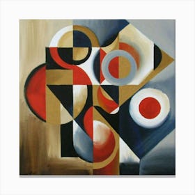 Abstract Painting Cubismo Abstract 2 Canvas Print