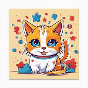 Cute Kitten 2 Canvas Print