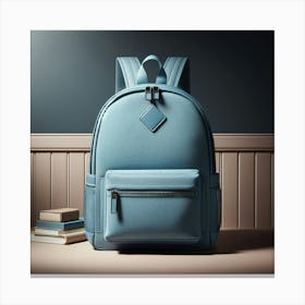 Blue Backpack 1 Canvas Print