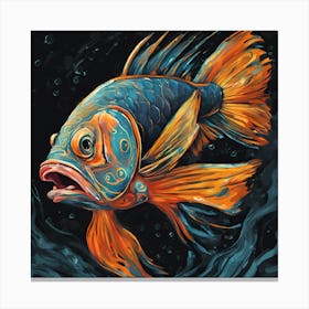 Fish In The Water Canvas Print