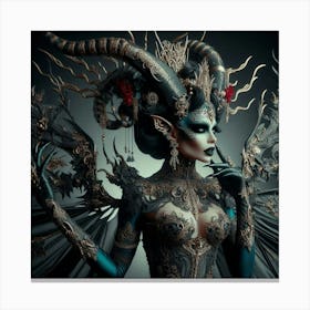 Demon Woman Canvas Print