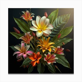 Lily Painting Canvas Print